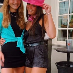 Black Princess Polly Romper